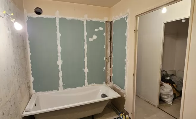 Entreprise de pose de salle de bain, Houilles, PROJET CONSTRUCTION