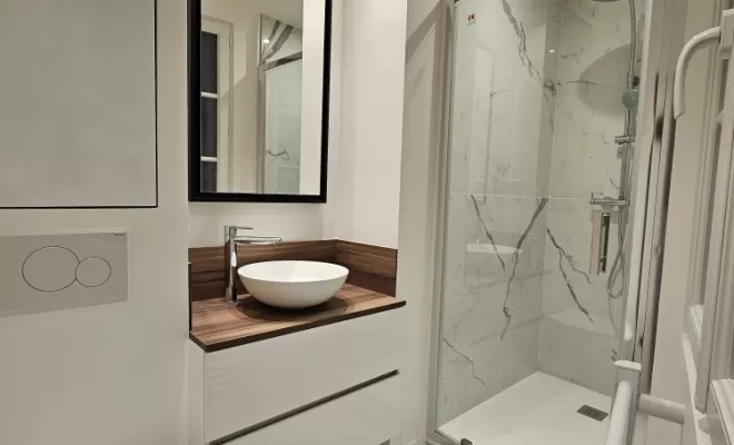 Entreprise de pose de salle de bain, Houilles, PROJET CONSTRUCTION