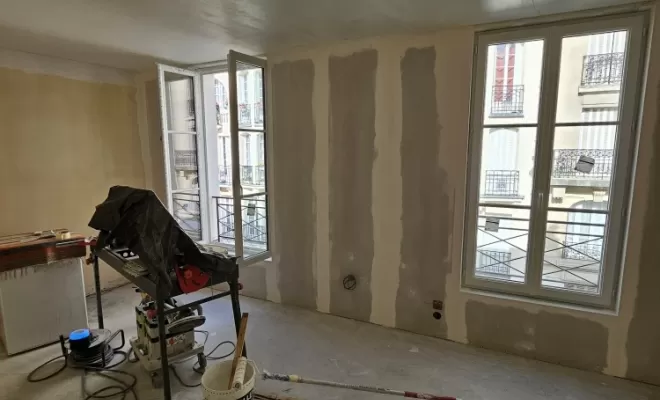 Rénovation de peinture suite à des traces de calcaire, Houilles, PROJET CONSTRUCTION