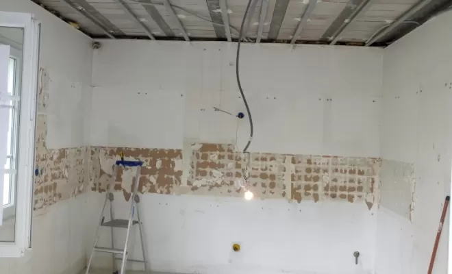 Rénovation de peinture suite à des traces de calcaire, Houilles, PROJET CONSTRUCTION