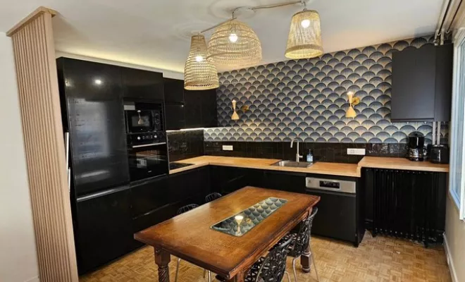 Travaux de conception de cuisine, Houilles, PROJET CONSTRUCTION