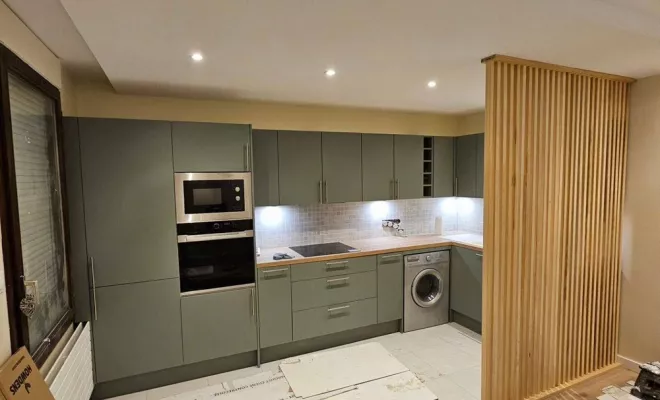 Travaux de conception de cuisine, Houilles, PROJET CONSTRUCTION
