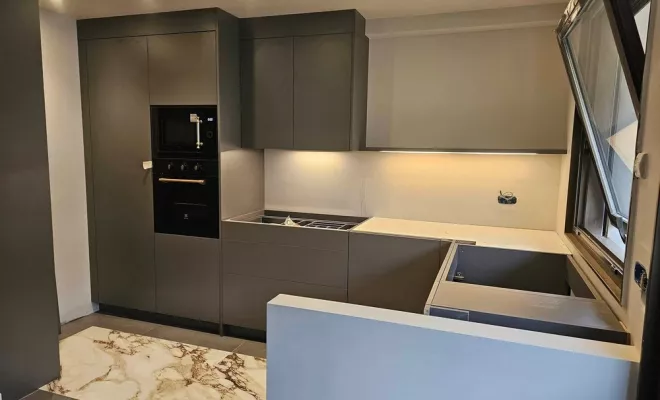 Travaux de conception de cuisine, Houilles, PROJET CONSTRUCTION
