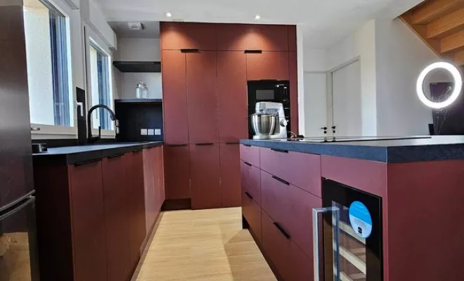 Travaux de conception de cuisine, Houilles, PROJET CONSTRUCTION